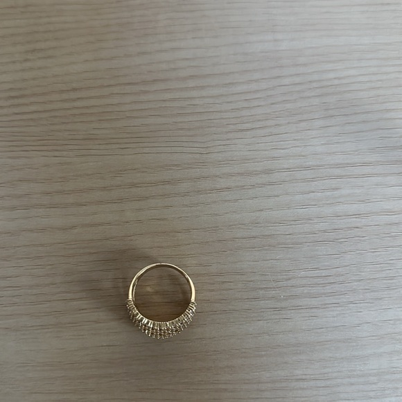 Express Gold Rhinestone Ring 8 - Picture 9 of 9